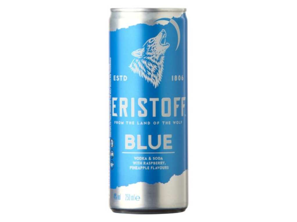 Eristoff Blue 4% blik 25cl